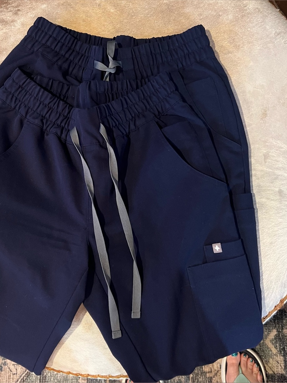 Figs Navy Drawstring joggers bundle